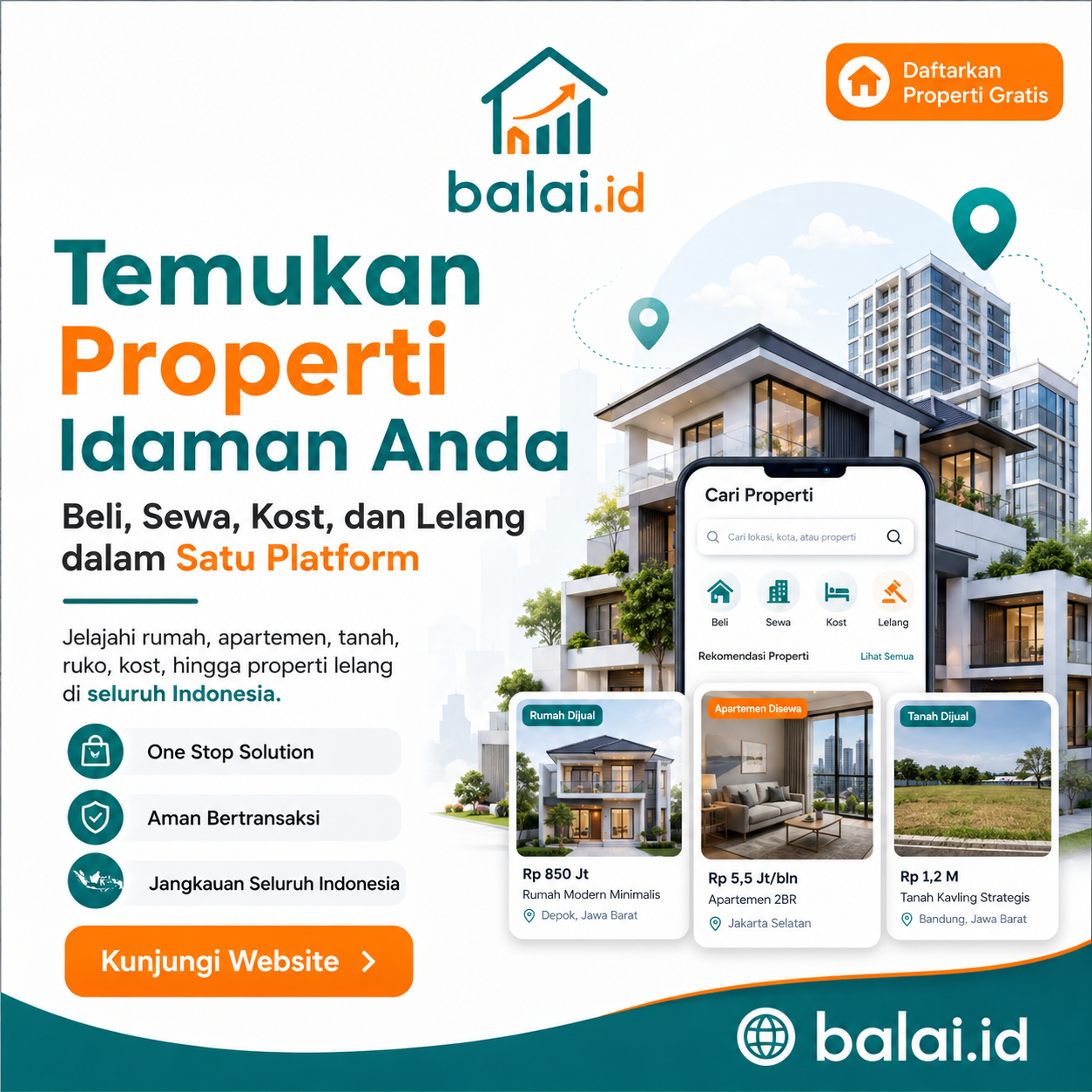 BALAI.ID — Marketplace Properti