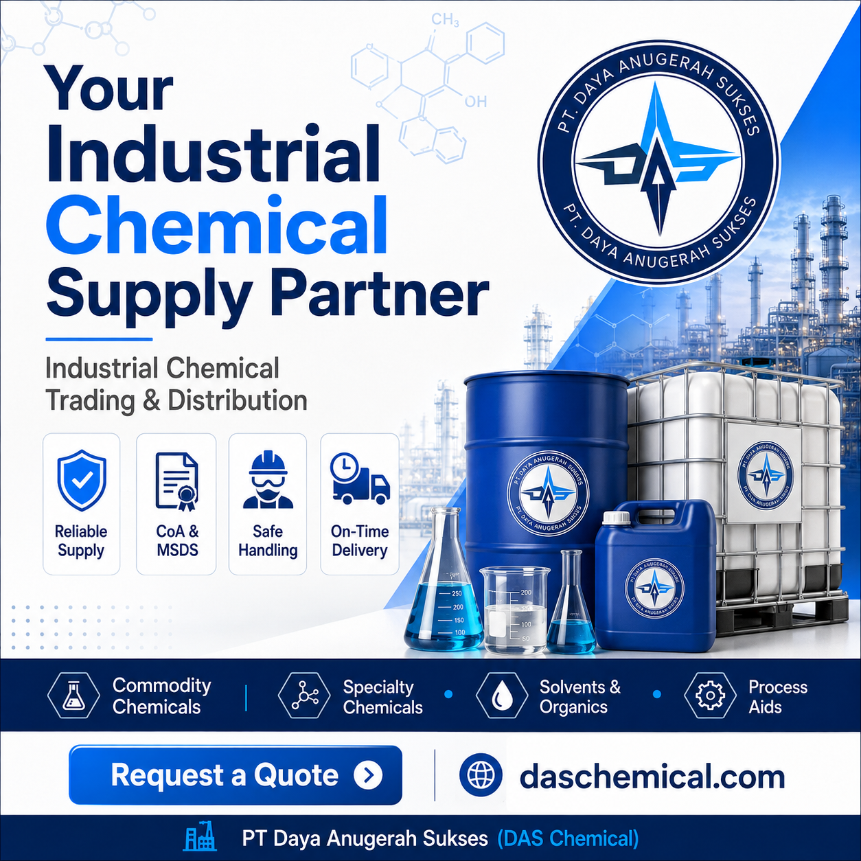 PT Daya Anugerah Sukses (DAS) - asam sulfat / sulfuric acid / chemical